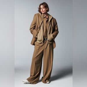 ZARA Oversized Classic Blazer Caramel Size XS NEW